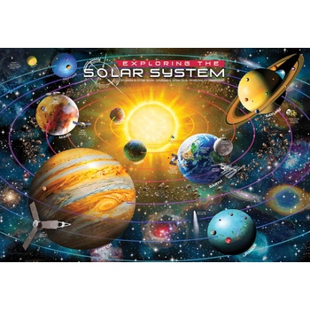 Image 1 of EUROGRAPHICS - Puzzle Exploring the Solar System 200 - 200 piese