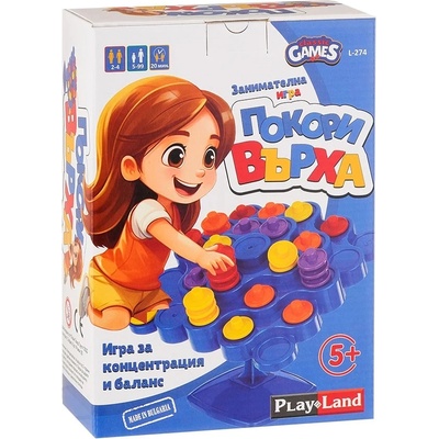 Play Land Настолна игра Покори върха - Детска (l-274)
