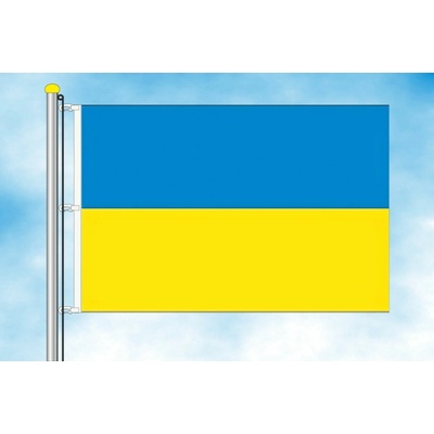 LIBEA, s.r.o. Vlajka Ukrajina 60×90 cm Uchycení: Karabiny na stožár