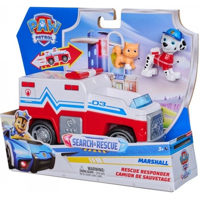 Spinmaster Paw Patrol Pátrání a záchrana: Marshallovo záchranné vozidlo se 2 figurkami