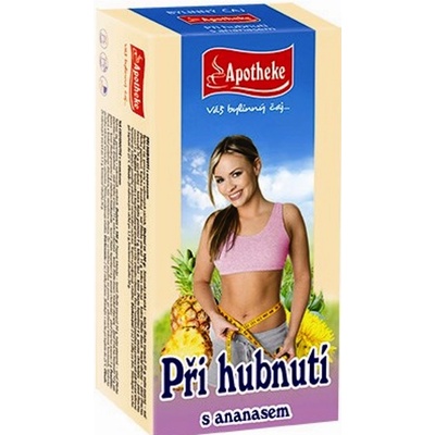 Apotheke čaj Pri chudnutí s ananásom 20 x 1,5 g