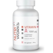 NutriWorks Vitamin A 1000µg 90 kapslí