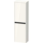 Duravit Ketho. 2 - Шкаф 132x40x24 см, 2 врати, панти отляво, лъскаво бяло K21319L22220000 (K21319L22220000)