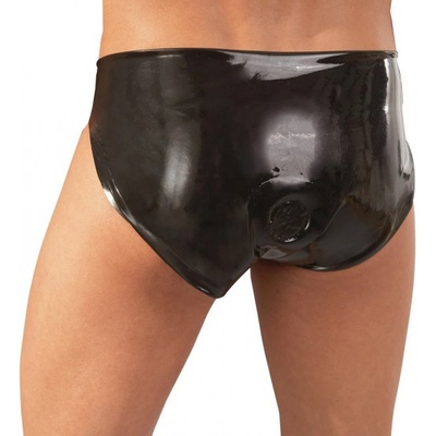 Latexové slipy s penisem uvnitř i venku