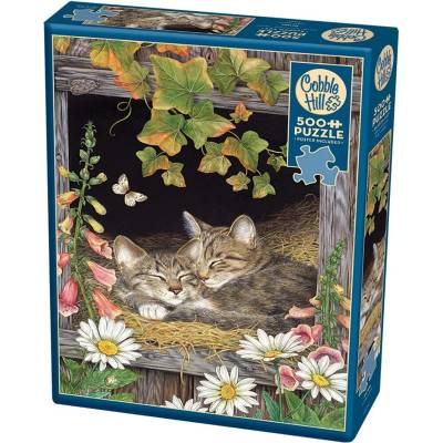 Cobble Hill Пъзел Cobble Hill от 500 части - Сгушени котета (45041)