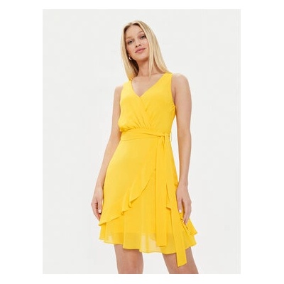 Morgan Лятна рокля 241-ROSVAL Жълт Regular Fit (241-ROSVAL)