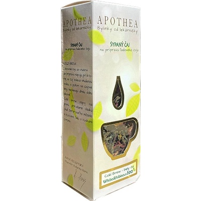 Apothea WHITE & HIBISCUS Tea Cold Brew bílý sypaný čaj 50 g
