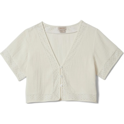 Brixton Дамски топ Brixton Women's Seaside Eyelet Top - Off White Eyelet (916-5604-0112)