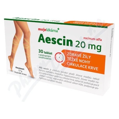 Moje lekáreň Aescin 20 mg 30 tabliet