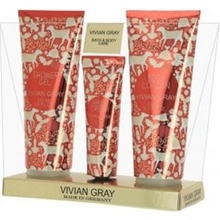 Vivian Gray Christmas Red tělové mléko 100 ml + sprchový gel 100 ml + krém na ruce 30 ml dárková sada