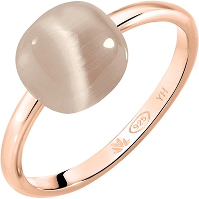 Morellato Růžově zlacený prsten Gemma SAKK87