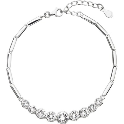 Pavona Stříbrný náramek s krystaly Swarovski 33111.1