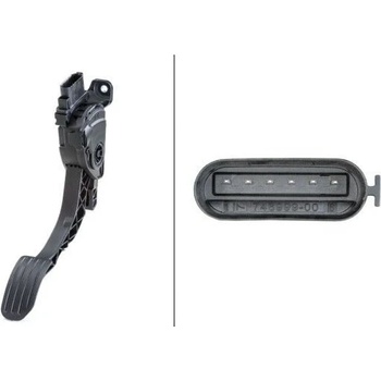 Snímač, poloha pedálu HELLA 6PV 010 834-801