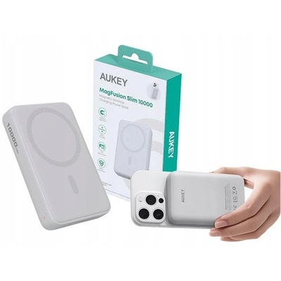 AUKEY PB-MS04 Бял Qi2 PowerBank 10000mAh 20W MagSafe (PB-MS04 White)