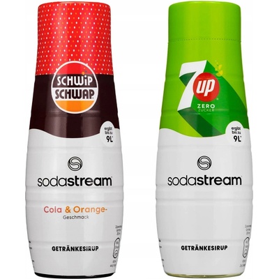 SodaStream Sirup Cola Orange a 7UP 2 x 440 ml