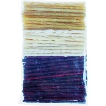 Image 1 of TATRAPET лакомство за куче - Биволски пръчици микс 4-6 мм х 12, 5 см 100 бр в опаковка - Словакия 443.08