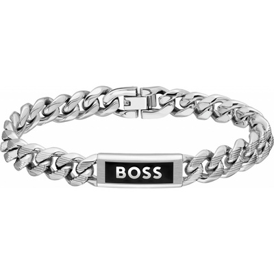 Hugo Boss Pánsky oceľový náramok Kassy Emblem 1580679 17,5 cm