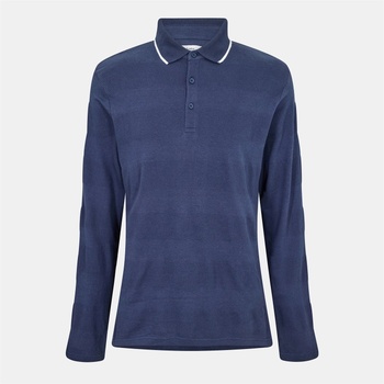 Peter Werth Блуза с яка Peter Werth Men's W Balsom Long Sleeve Polo Shirt - Dark Navy