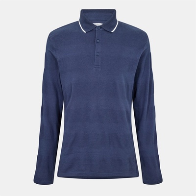 Peter Werth Блуза с яка Peter Werth Men's W Balsom Long Sleeve Polo Shirt - Dark Navy