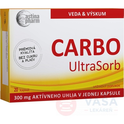Astina Carbo UltraSorb 20 kapsúl