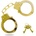 ToyJoy Масивни метални белезници Gold Fun Cuffs