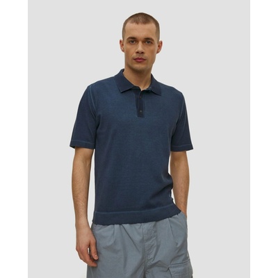 C.p. Company Cotton Crepe Double Dyed Polo