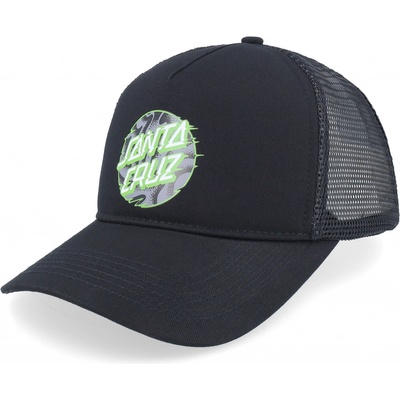 SANTA CRUZ Vivid Slick Dot Meshback Cap Black