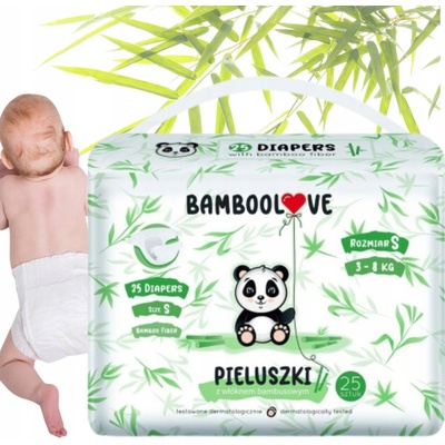 Bamboolove jednorázové bambus S 3-8 kg 25 ks