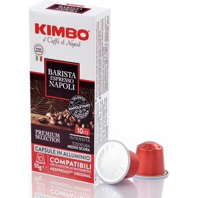 Kimbo Espresso BARISTA NAPOLI ALU Kapsle do Nespresso 10 ks