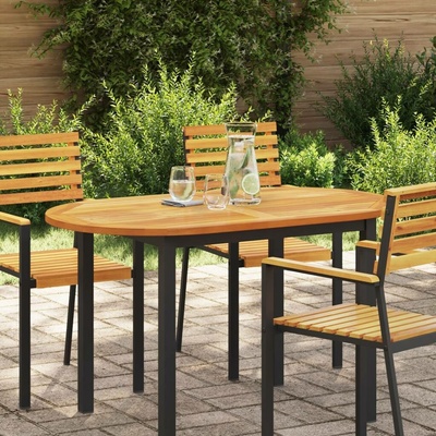 Omaxi 862495 Deska stolu Hnědá 120 x 70 x 2 cm masivní akáciové dřevo