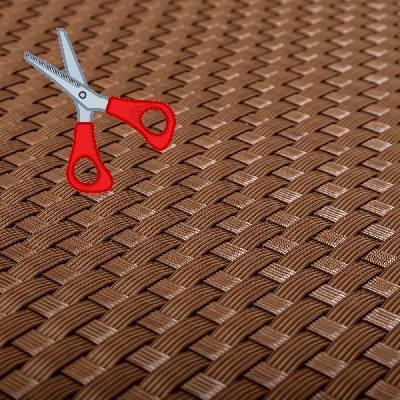 Umelý ratan - hnedá, výška 1,1m (Ratanová rohož technoratan - metráž)