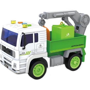 FORCE LINK Детска играчка City Service - Боклукчийски камион, със звук и светлини, асортимент (1708A688)