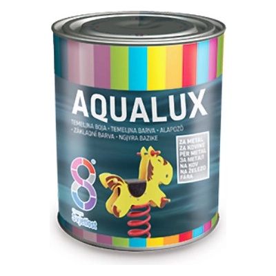 SVJETLOST AQUALUX Základná farba na kov Sivá 0,75L