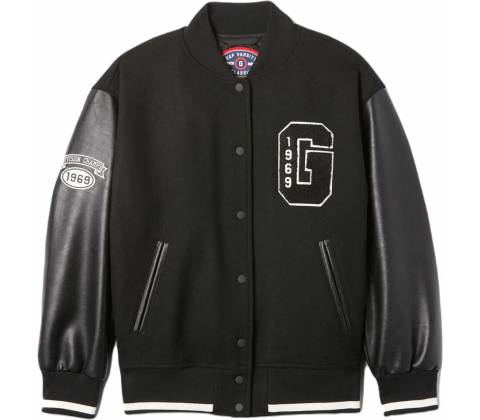 Gap Wool varsity čierna biela