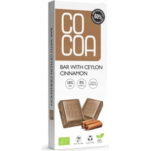 Cocoa Štítok s cejlonskou škořicou 60 % menej cukru Bio 40 g