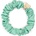 By Eloise London Silk Scrunchie Gold Heart Ластик за коса за жени цвят Mint
