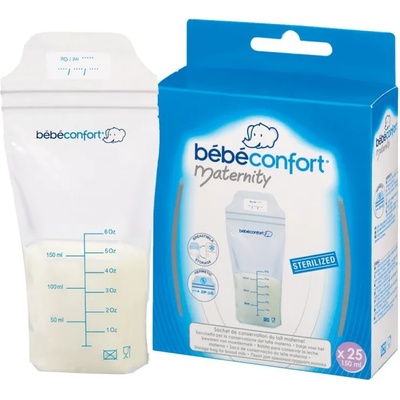 Bebeconfort Торбички за съхранение на кърма Bebe Confort - 150 ml, 25 броя (3101209000)