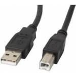 LANBERG Cable USB 2.0 Lanberg AM-BM Ferrit 5m black
