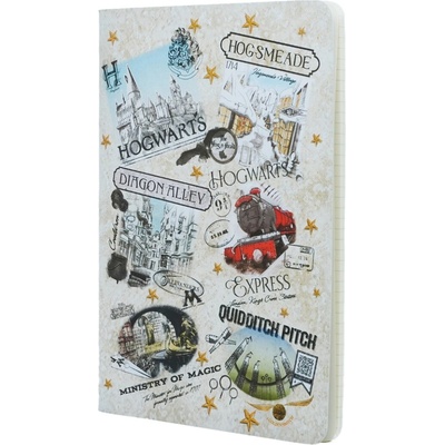 Paperblanks Sešit A5 linkovaný Harry Potter Hogwarts linkovaný