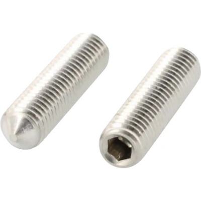 Stavěcí šroub s vnitřním šestihranem a hrotem M10x8 mm nerez ocel A4 1 ks – Zbozi.Blesk.cz