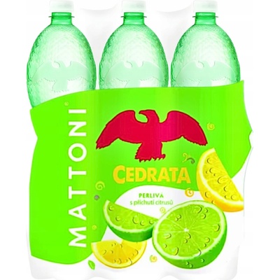 Mattoni Cedrata s príchuťou citrusu perlivá 1,5 l