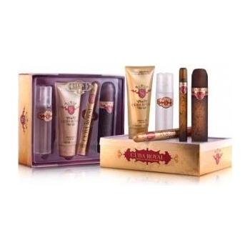 Cuba Royal Set for Men EDT 100ml + EDT 15ml + Shower Gel 200ml + Aftershave 100ml