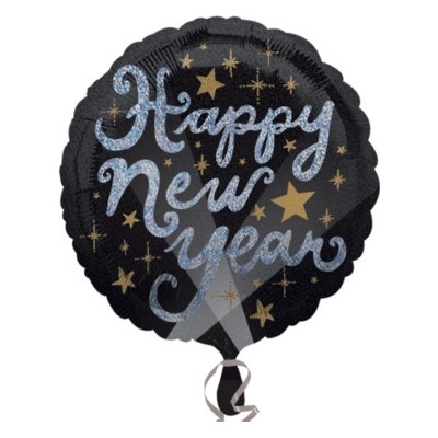Unique Foliový balón Silvestr 46 cm