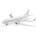 E-Flite Airbus A320neo EDF 1.5m AS3X+ SAFE Select BNF Basic бял