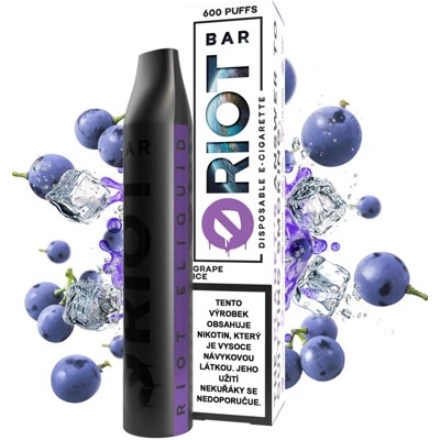 Riot Bar Grape Ice 20 mg 600 poťahov 1 ks