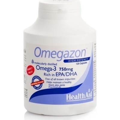 HEALTHAID Хранителна добавка Омега 3 750мг, HealthAid OMEGAZON 750 mg, 120caps