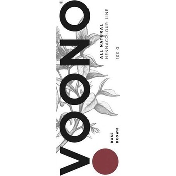 Voono Henna na vlasy Rose Brown 100 g