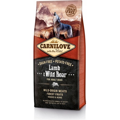 Carnilove Lamb & Wild Boar for Adult Dogs 1,5 kg