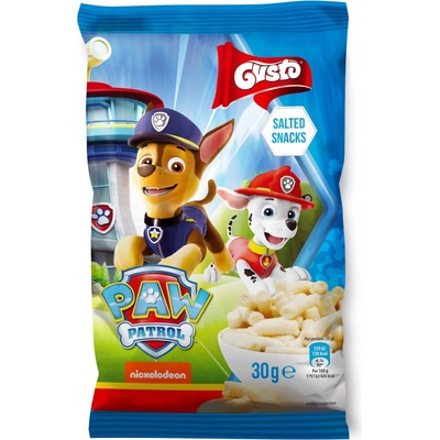 Gusto Paw Patrol Tlapková Patrola Kukuřičný snack modrý 30 g – Hledejceny.cz