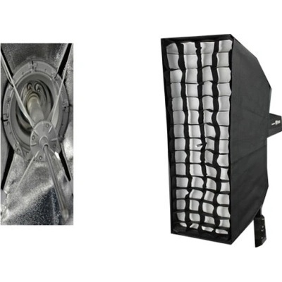 Strip softbox s voštinou deštníkový 22X90cm Bowens